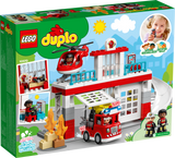 LEGO DUPLO Tuletõrjedepoo ja -helikopter 10970L