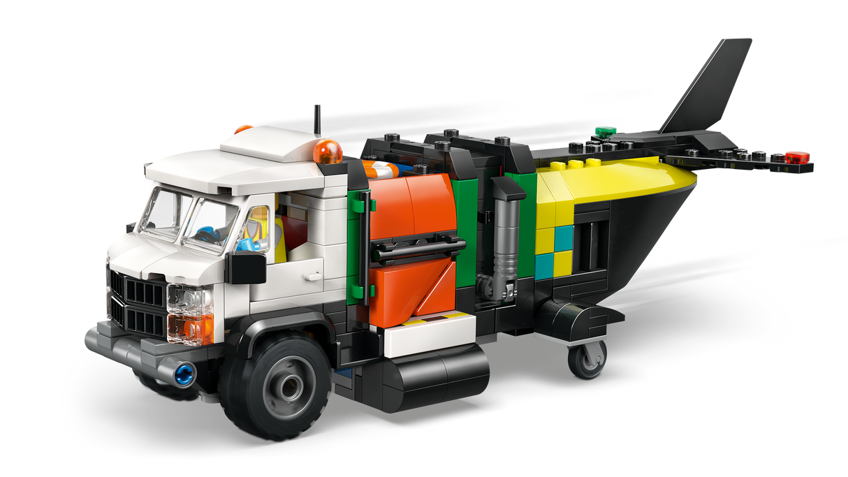 LEGO City Lennuki, hooldusauto ja hõljuki remiks 60505L