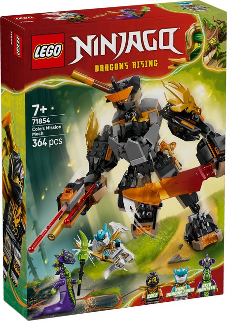 LEGO Ninjago Cole'i missioonirobot ja draakon Zane 71854L