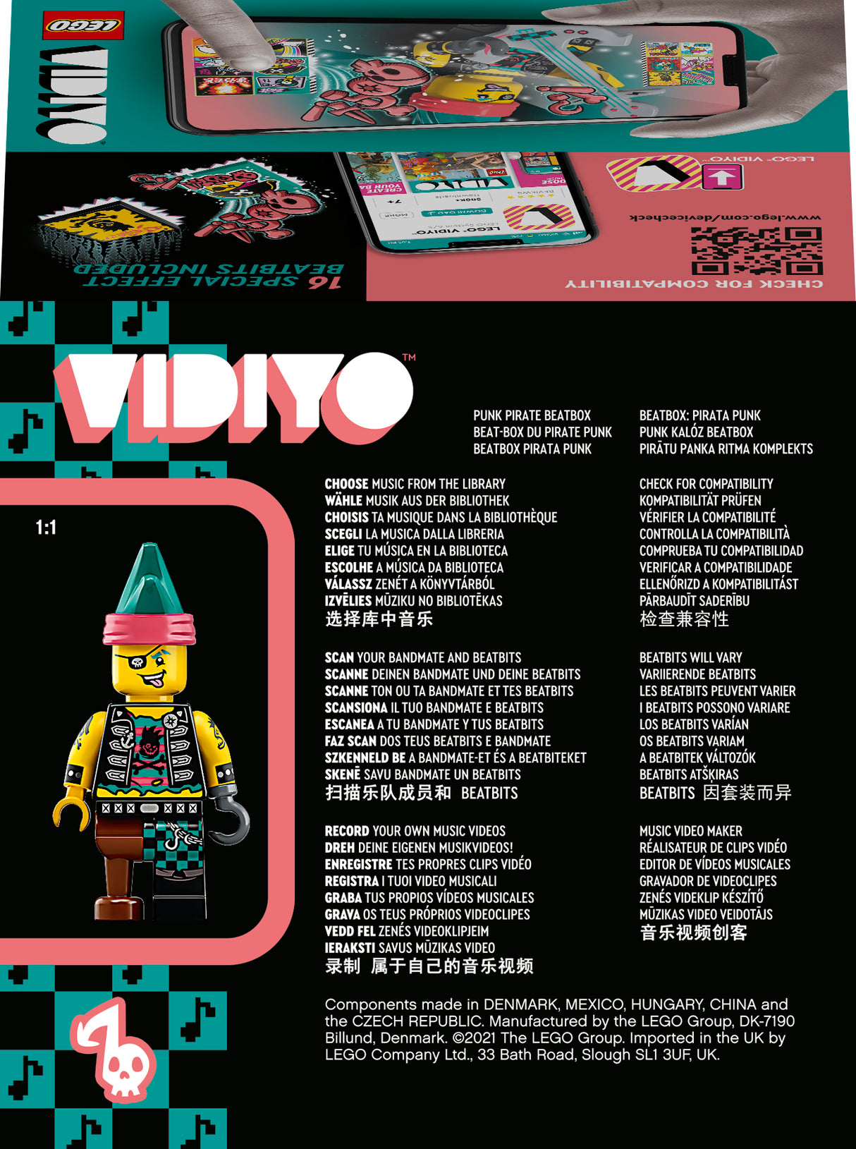 LEGO Vidiyo Punk Piraadi BeatBox 43103L