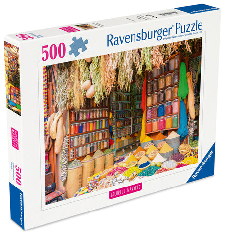 Ravensburger pusle 500 tk: värvilised vürtsid Marokos 12001816V