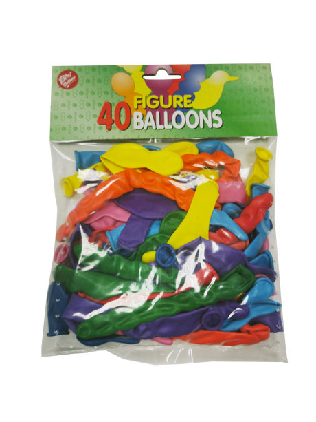 Bini Balloons figuurõhupallid 40 tk 84001H