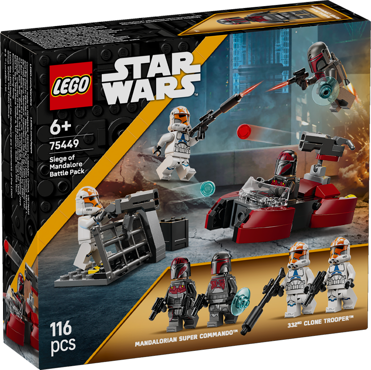 LEGO Star Wars Mandalore'i piiramise lahingukomplekt 75449L