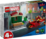 LEGO Super Heroes Iron Man koos ratta ja The Hulkiga 76287L