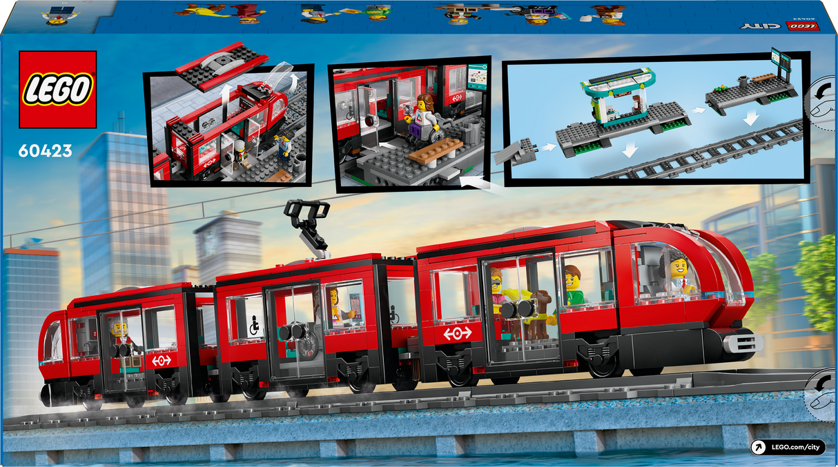 LEGO City Kesklinna tramm ja jaam 60423L