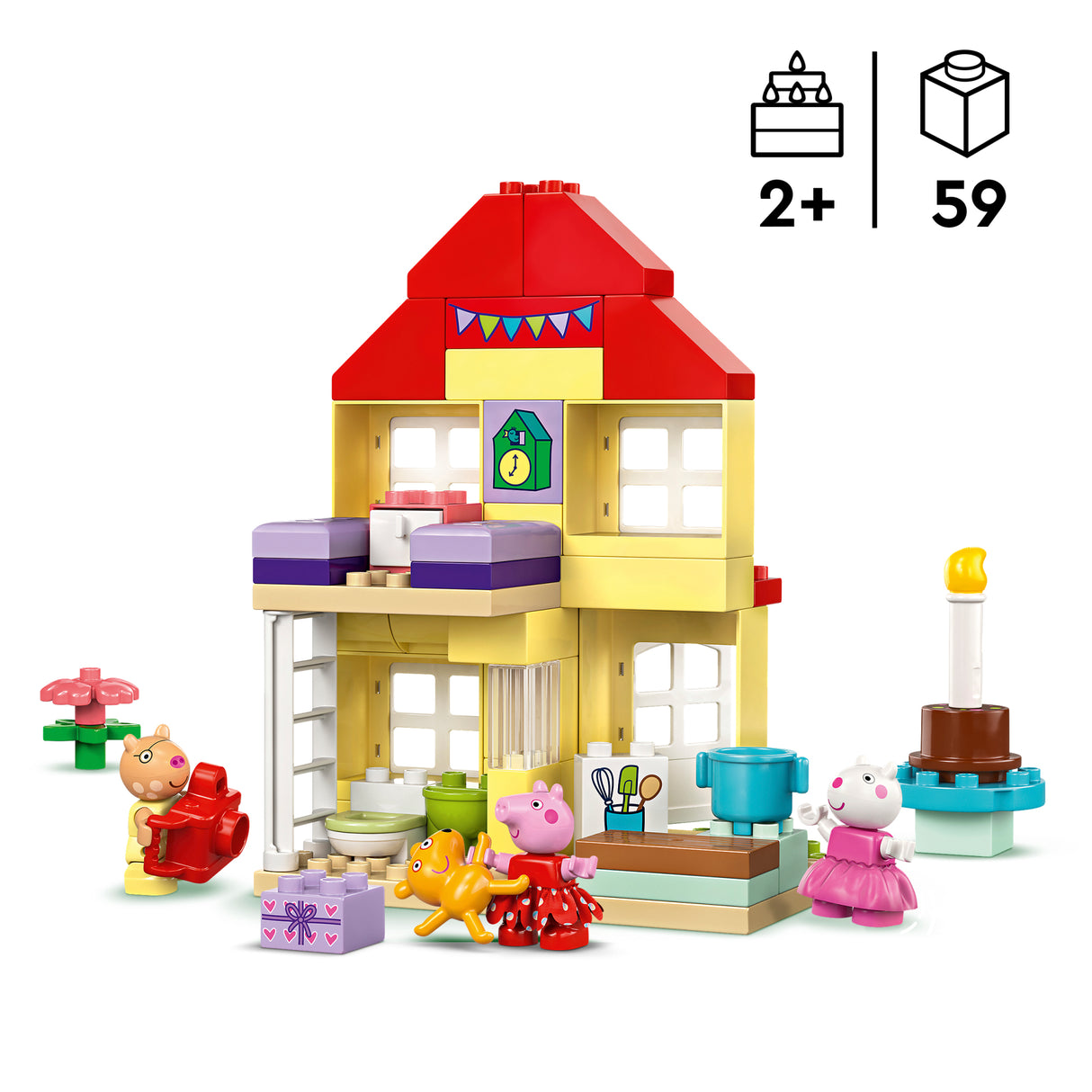 LEGO DUPLO Põrsas Peppa Sünnipäevamaja 10433L