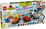 LEGO DUPLO F1 meeskonna võidusõiduautod ja sõitjad 10445L