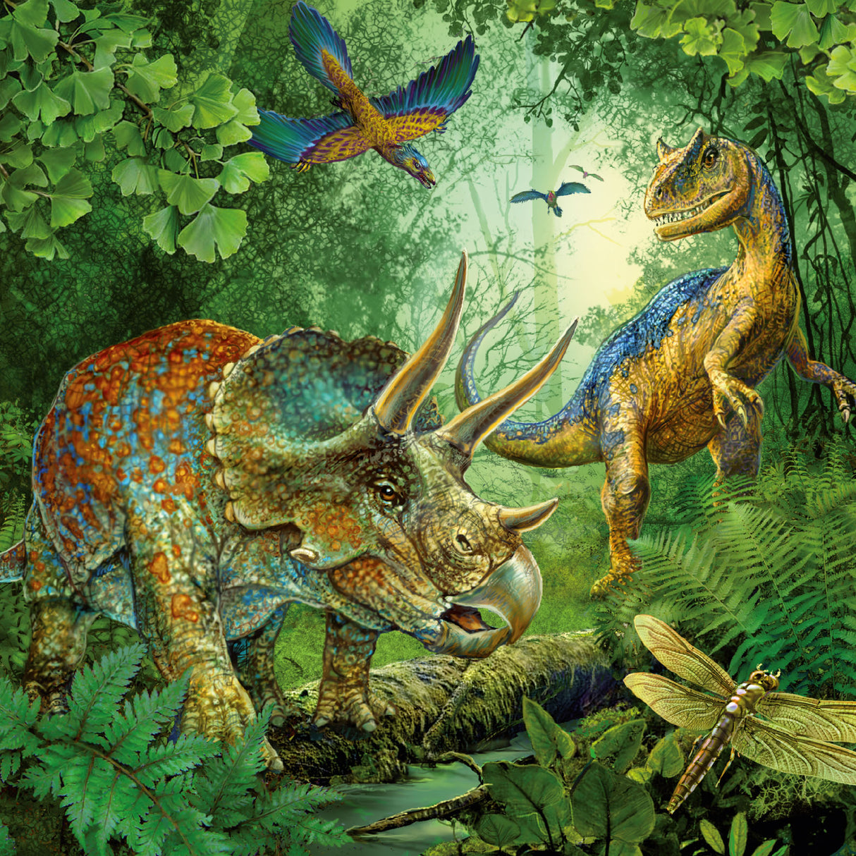 Ravensburger pusle 3x49 tk Dinosaurused 093175V