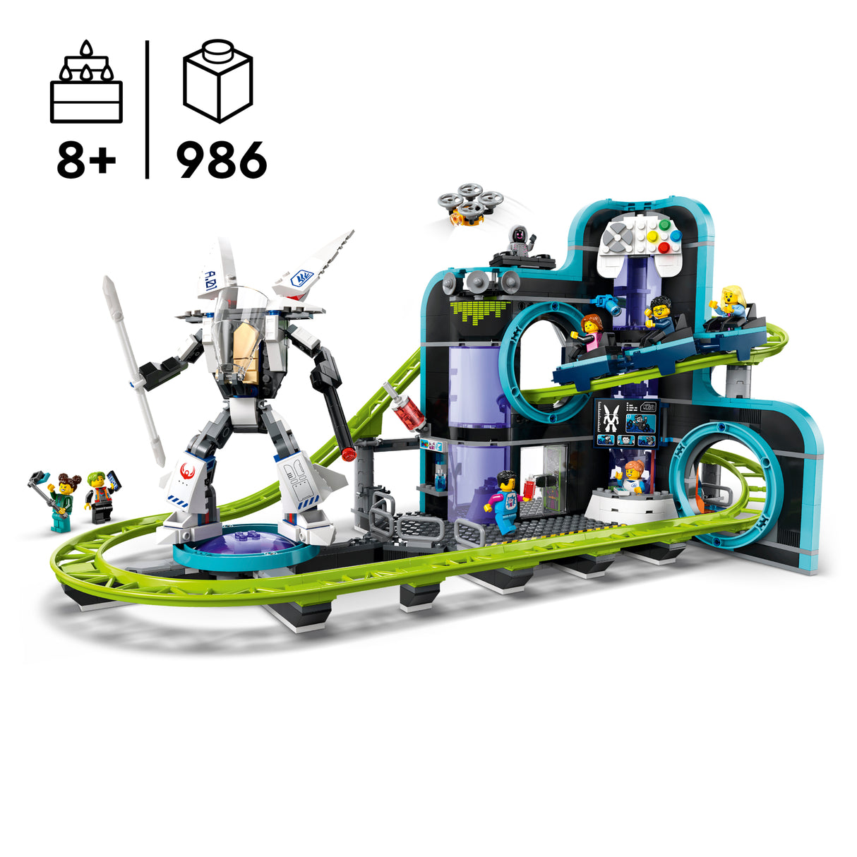 LEGO City Robotimaailma ameerika mägede park 60421L