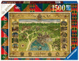 Ravensburger pusle 1500 tk Harry Potter Hogwardi kaart 165995V