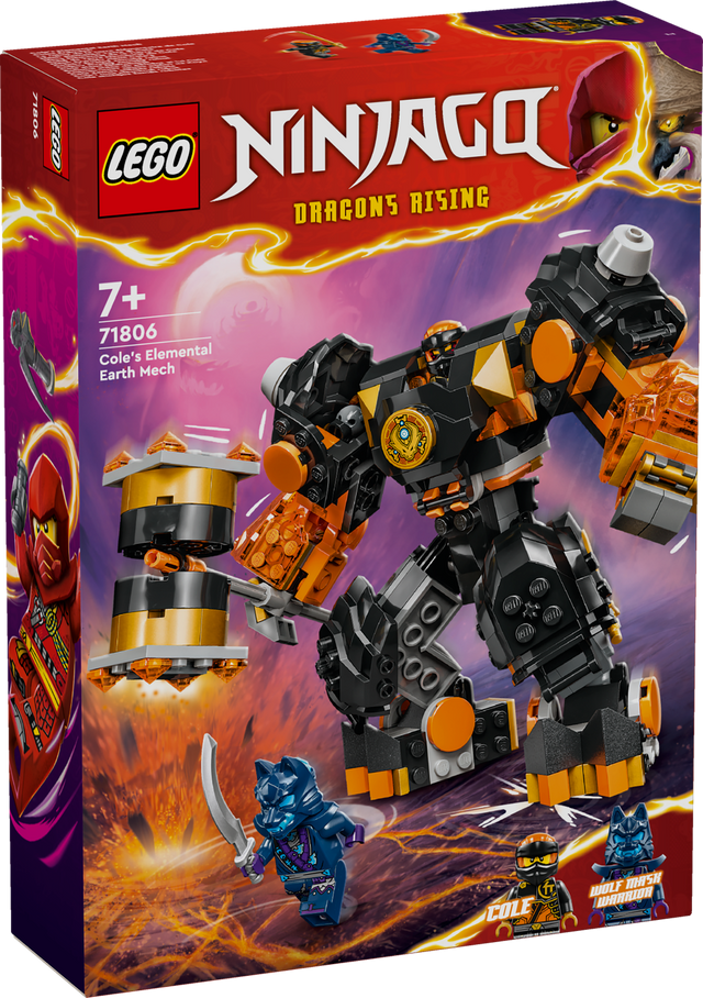 LEGO Ninjago Cole’I Maa elemendi robot 71806L