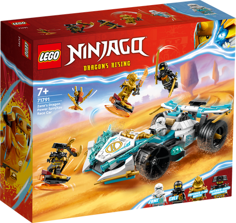 LEGO Ninjago Zane‘i jõudraakoni Spinjitzu võidusõiduauto 71791L