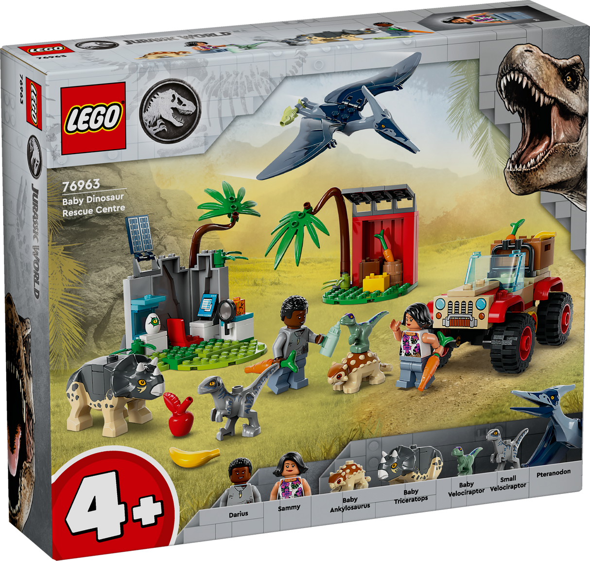 LEGO Jurassic World Dinosaurusebeebide Päästekeskus 76963L