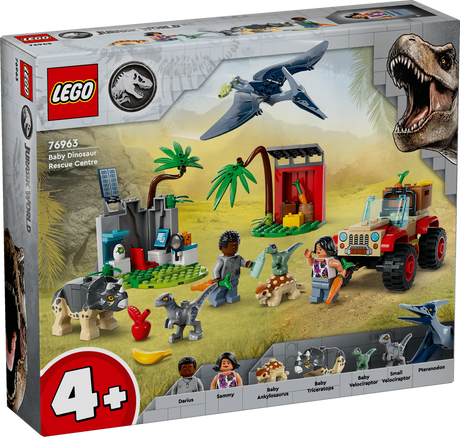 LEGO Jurassic World Dinosaurusebeebide Päästekeskus 76963L