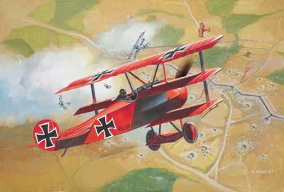 Revell liimitav mudel Fokker DR.1  1:72 04116R