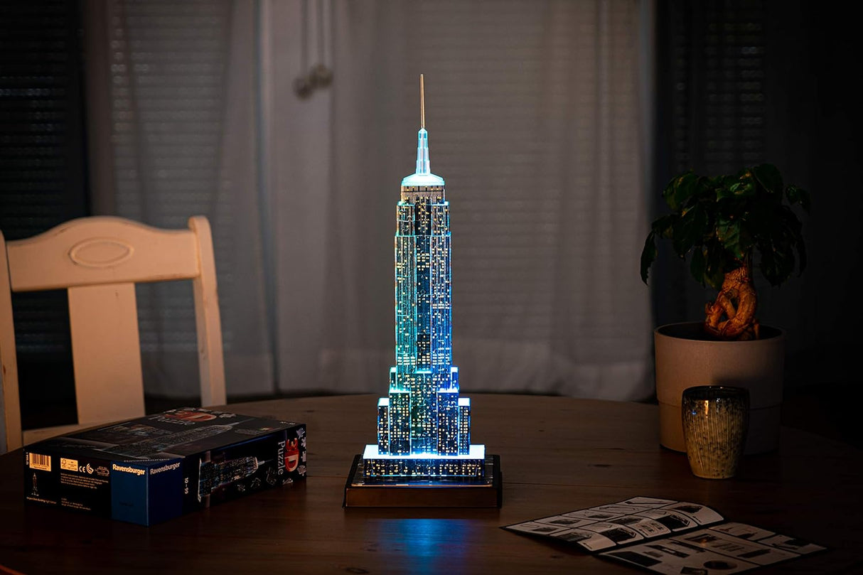 Ravensburger 3D pimedas helendav pusle Empire State Building 216 tk 125661V