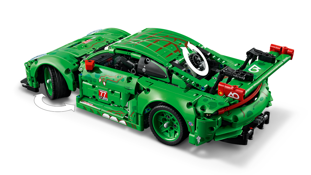 LEGO Technic Porsche 911 GT3 R Rexy AO Racing võidusõiduauto 42224L