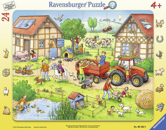 Ravensburger suur plaatpusle 24 tk Minu väike talu 065820V