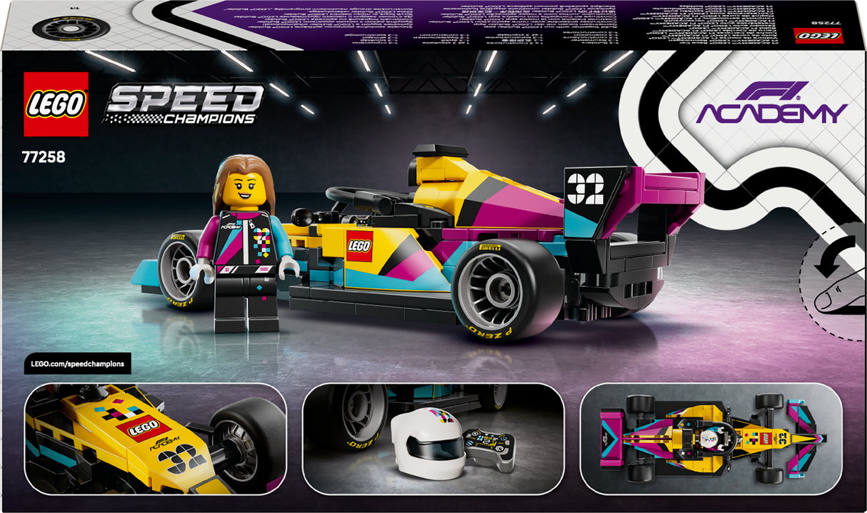 LEGO Speed Champions F1 Academy LEGO võidusõiduauto 77258L