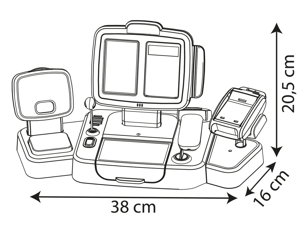 Smoby suur kassaaparaat 350114S