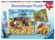 Ravensburger pusle 3x49 tk Suured töömasinad 080120V