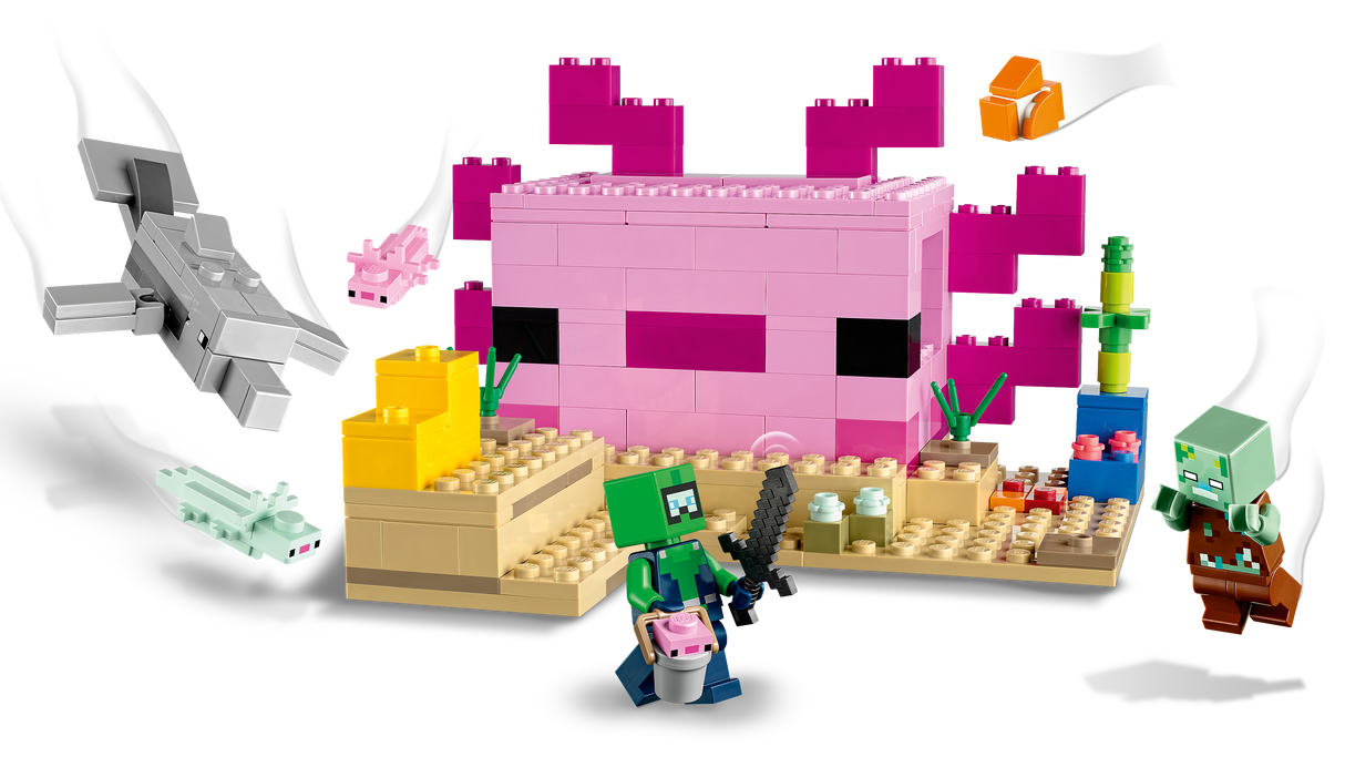 LEGO Minecraft Aksolotli maja 21247L