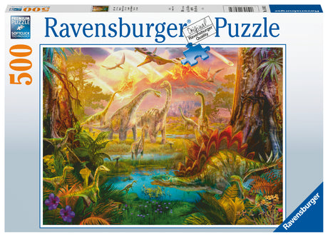 Ravensburger pusle 500 tk Dinosauruste maa 169832V