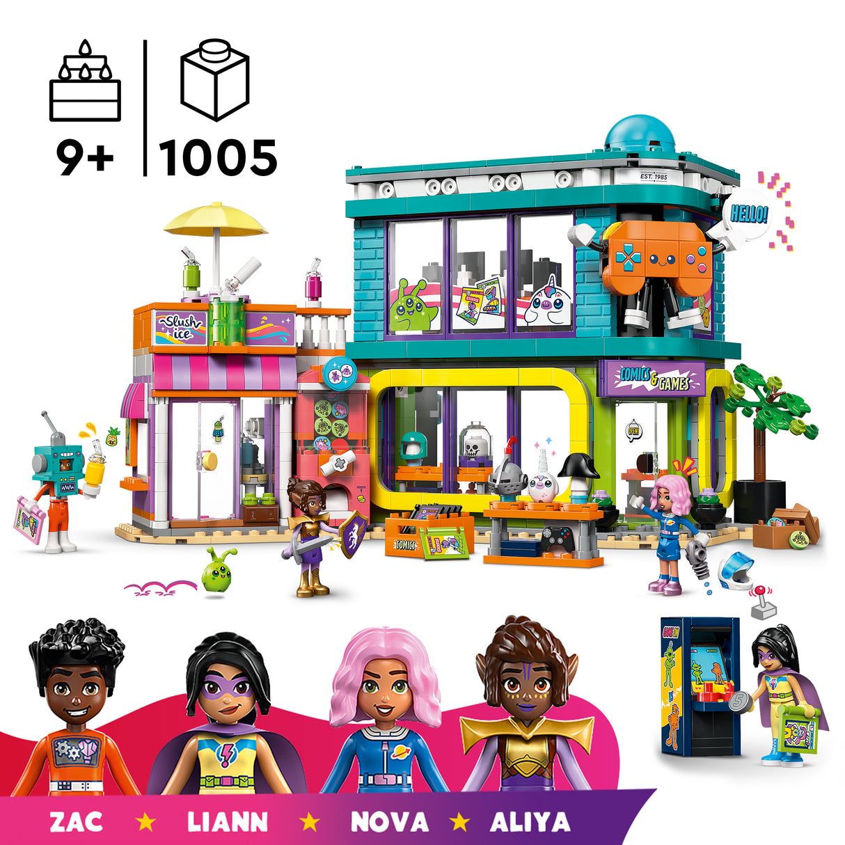 LEGO Friends Koomiksite ja mängude pood 42674L