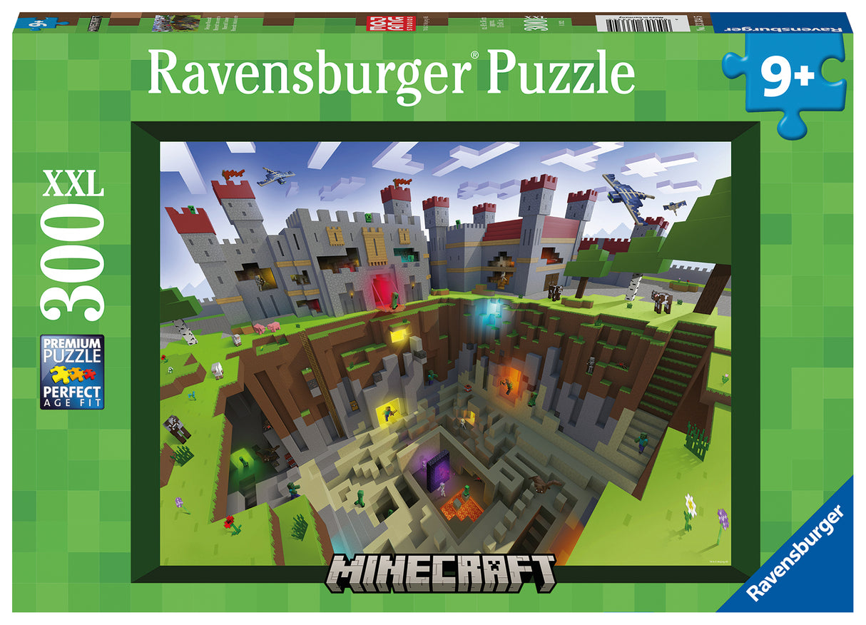 Ravensburger pusle 300 tk Minecrafti maalõhe 133345V