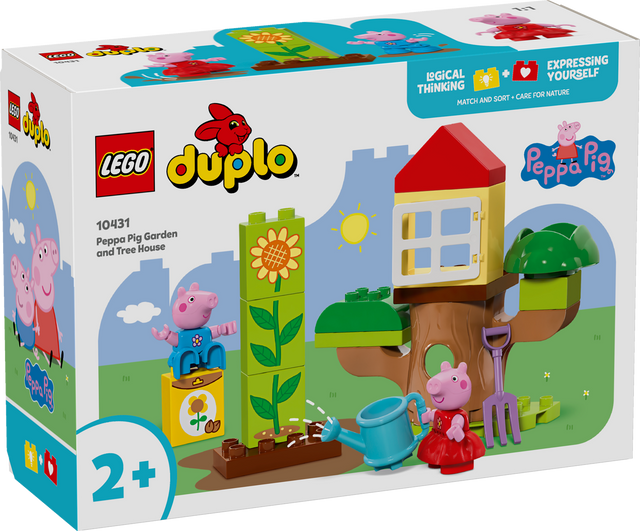 LEGO DUPLO Põrsas Peppa Aed ja puumaja 10431L