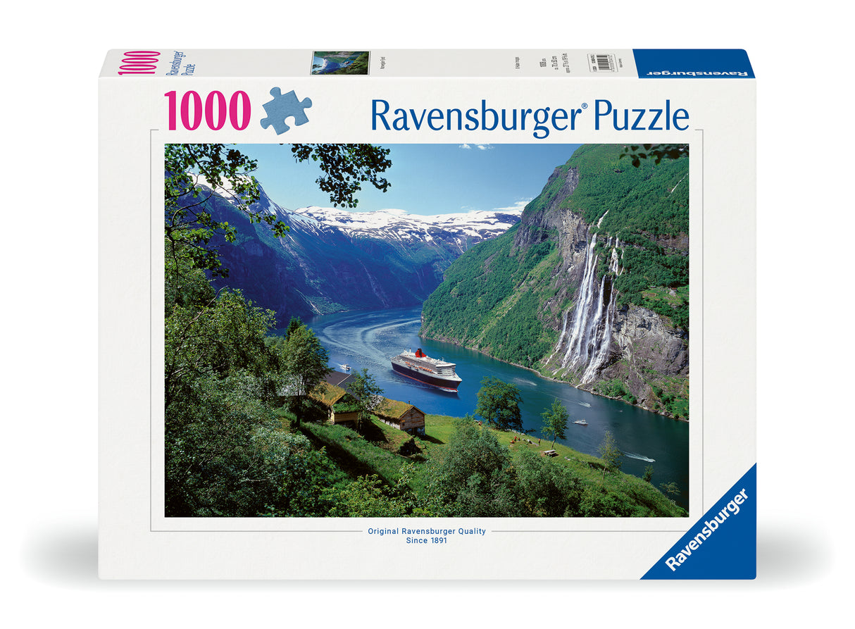 Ravensburger pusle 1000 tk Norra fjordid 12000475V