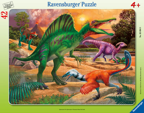 Ravensburger suur plaatpusle 42 tk Dinosaurus 050949V