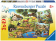 Ravensburger pusle 3x49 tk Loomad 092659V