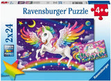 Ravensburger pusle 2x24 Ükssarvik ja Pegasus 056774V