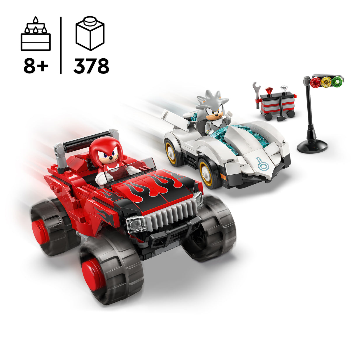 LEGO Sonic Silveri auto vs. Knucklesi hiigelveok 77118L
