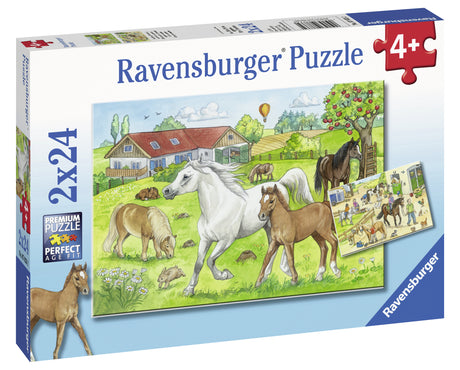 Ravensburger pusle 2x24 tk Ratsatall
 078332V