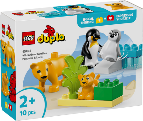 LEGO DUPLO Metsloomade perekonnad: pingviinid ja lõvid 10442L