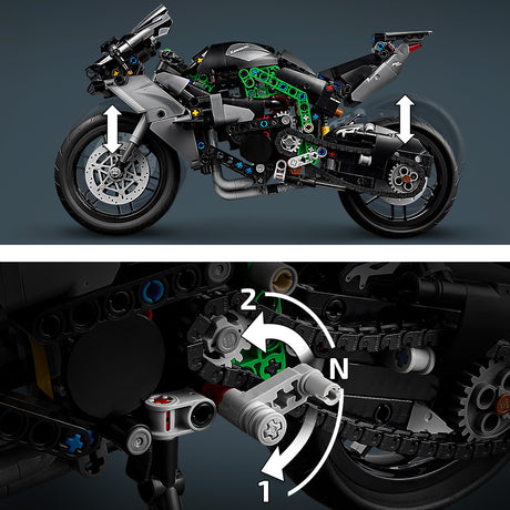 LEGO Technic Mootorratas Kawasaki Ninja H2R 42170L