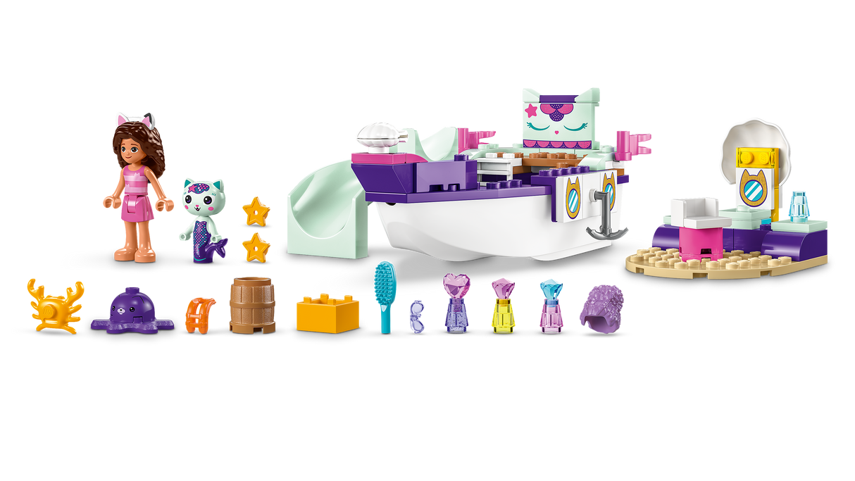 LEGO Gabby´s Dollhouse Gabby ja Merikassi laev ja spaa 10786L