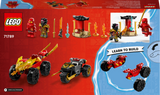 LEGO Ninjago Kai ja Rasi auto- ja mootorrattalahing 71789L
