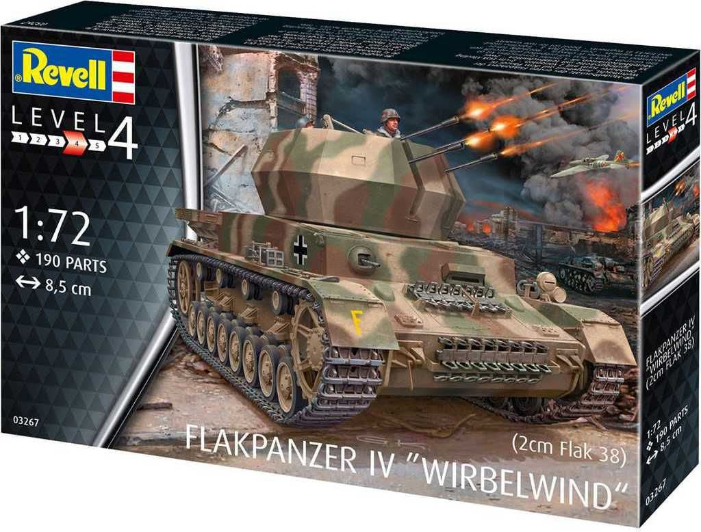 Revell liimitav mudel Flakpanzer IV Wirbelwind 1:72 03267R