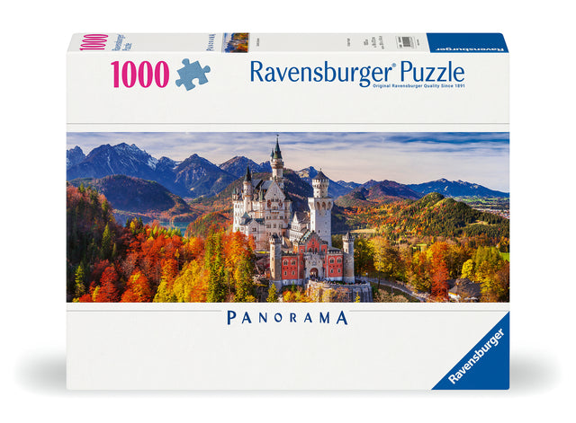 Ravensburger panorampusle 1000 tk Neushcwansteini loss 12000445V