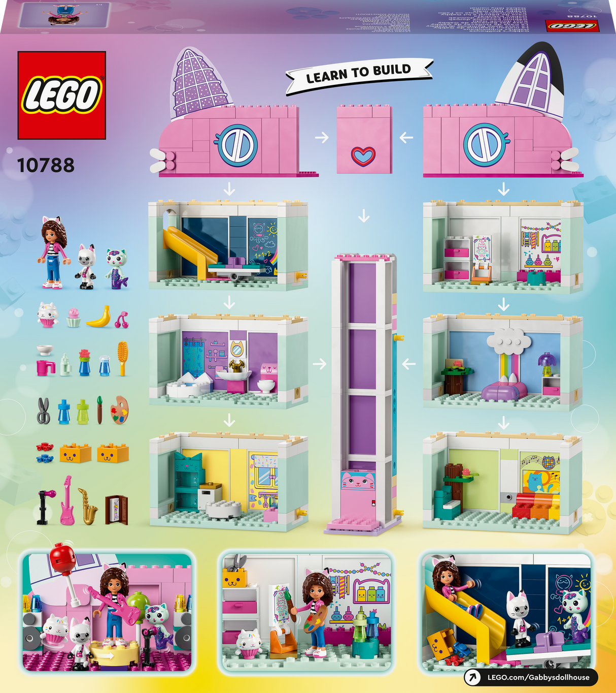 LEGO Gabby´s Dollhouse Gabby nukumaja 10788L