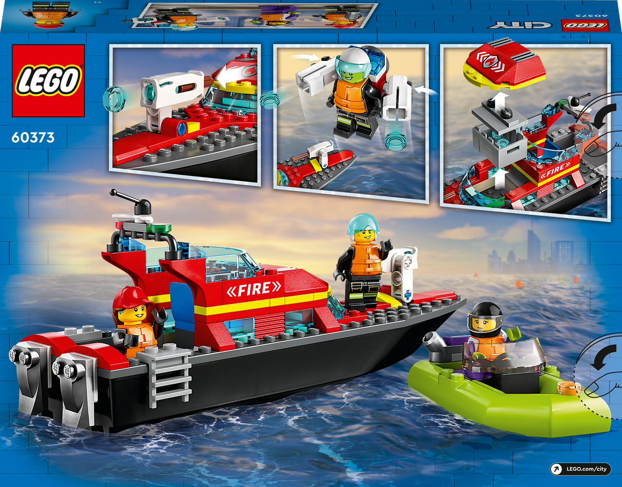 LEGO City Tuletõrje päästepaat 60373L