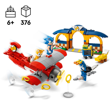 LEGO Sonic the Hedgehog Tailsi töökoda ja Tornaado lennuk 76991L