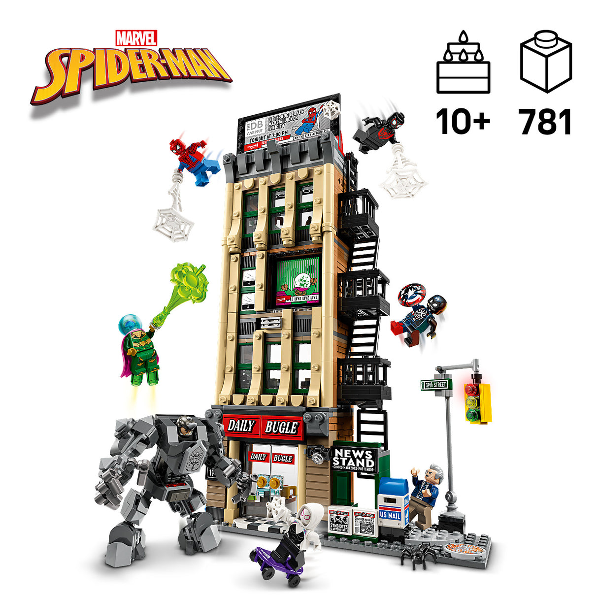 LEGO Super Heroes Ämblikmees vs. Mysterio: The Daily Bugle 76342L