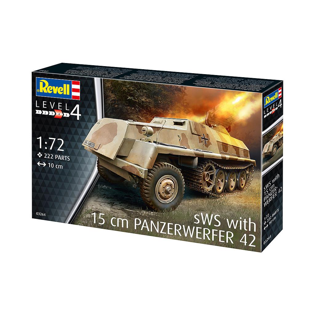 Revell liimitav mudel Panzerwerfer 42 auf sWS 1:72 03264R