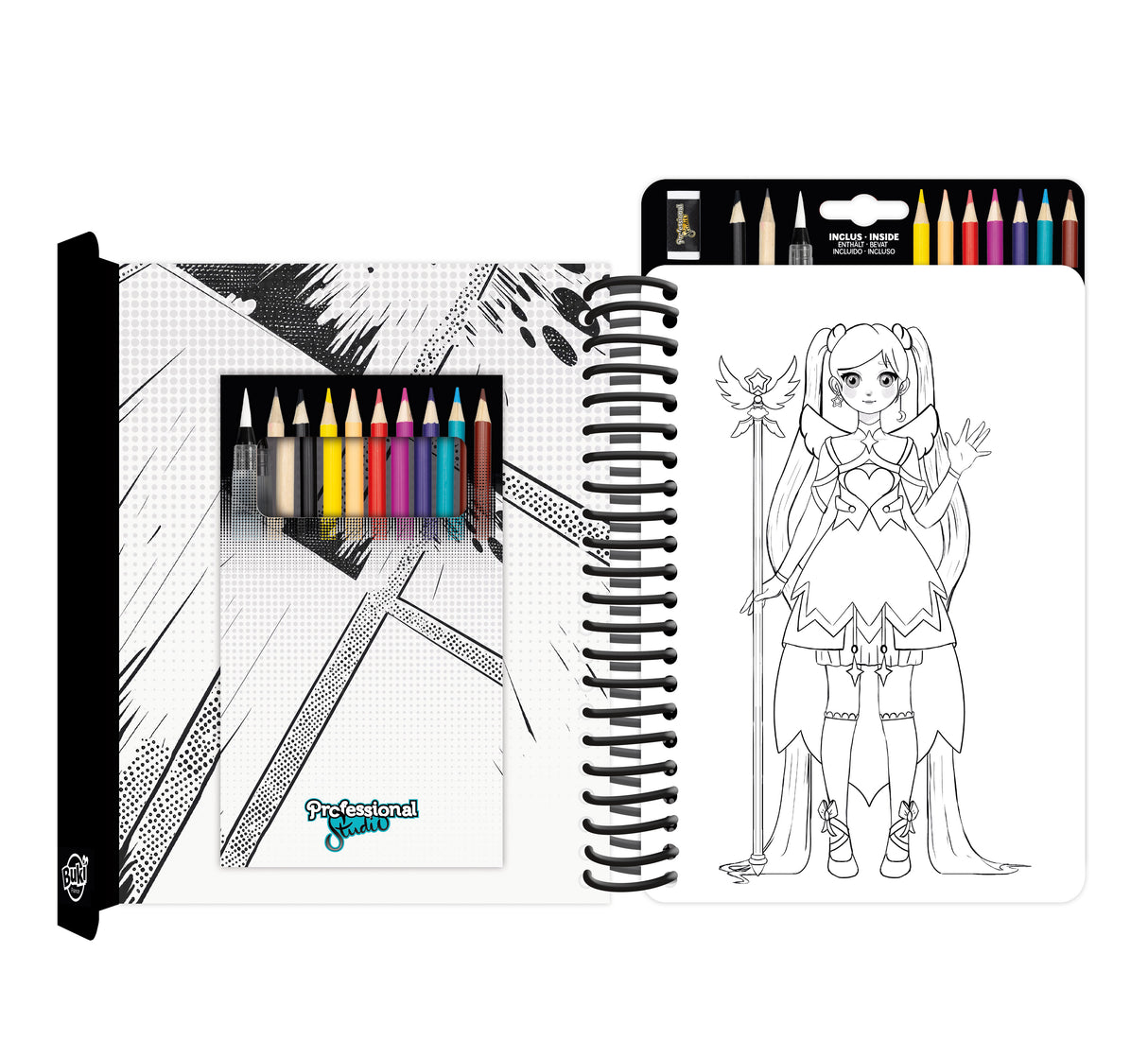 Buki professionaalne Manga stuudio värviraamat CM201I