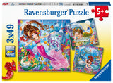 Ravensburger pusle  3x49 tk Kaunid merineitsid 080632V