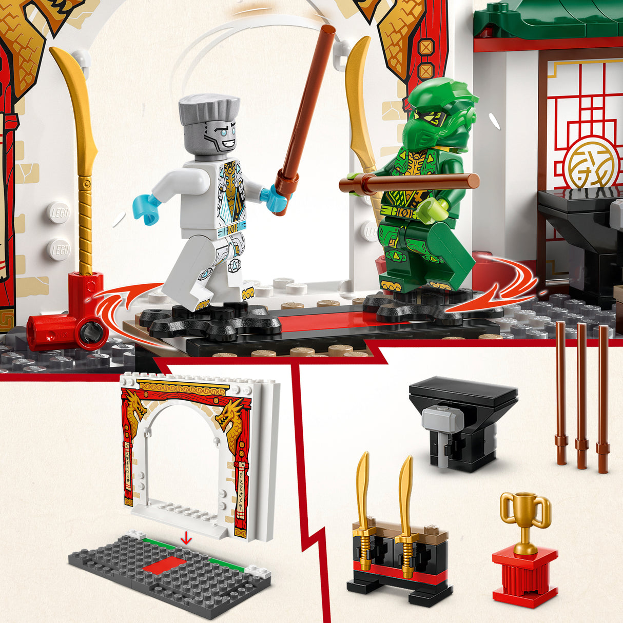 LEGO Ninjago Ninja spinjitzu tempel 71831L